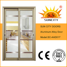 Clear Glass Sliding Type Aluminum Doors (SC-AAD017)